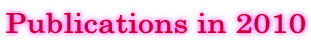 Publications in 2010