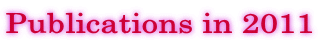 Publications in 2011